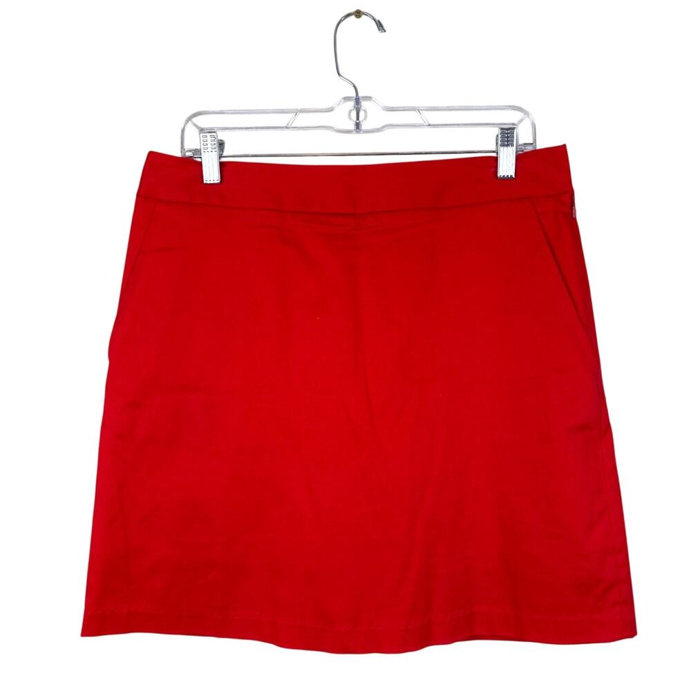 Fairway & Greene Womens 8 red golf mini skirt short lined athletic sporty NEW